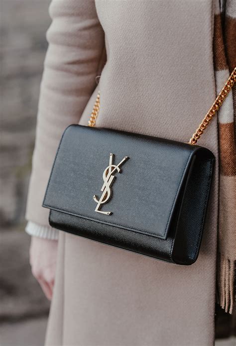 ysl kate white with black hardware|kate handbags ysl.